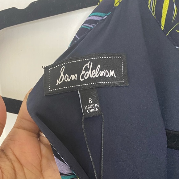 SAM EDELMAN Halter Smocked Mid Dress NEW/Neverworn - Picture 4 of 10